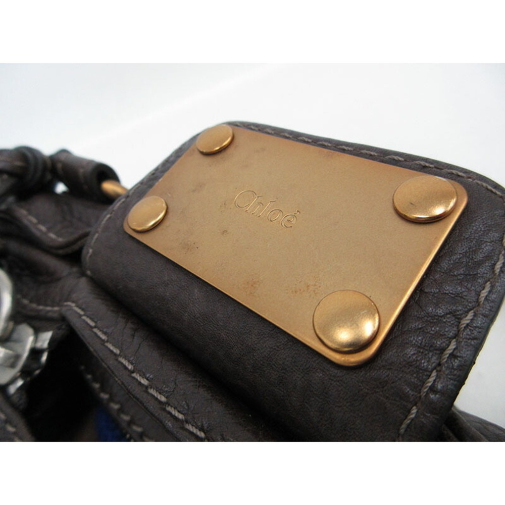 Chloe Paddington Shoulder Bag Tote Brown Leather - Picture 7 of 9